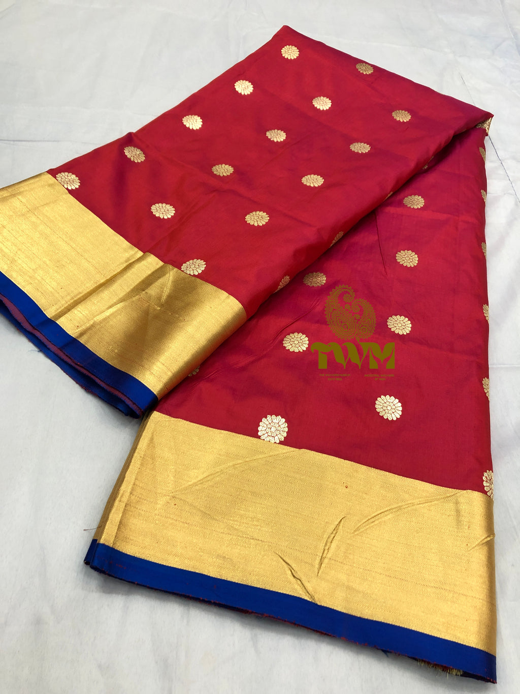 Victorian Rose Pure Banarasi Katan Silk Dupatta