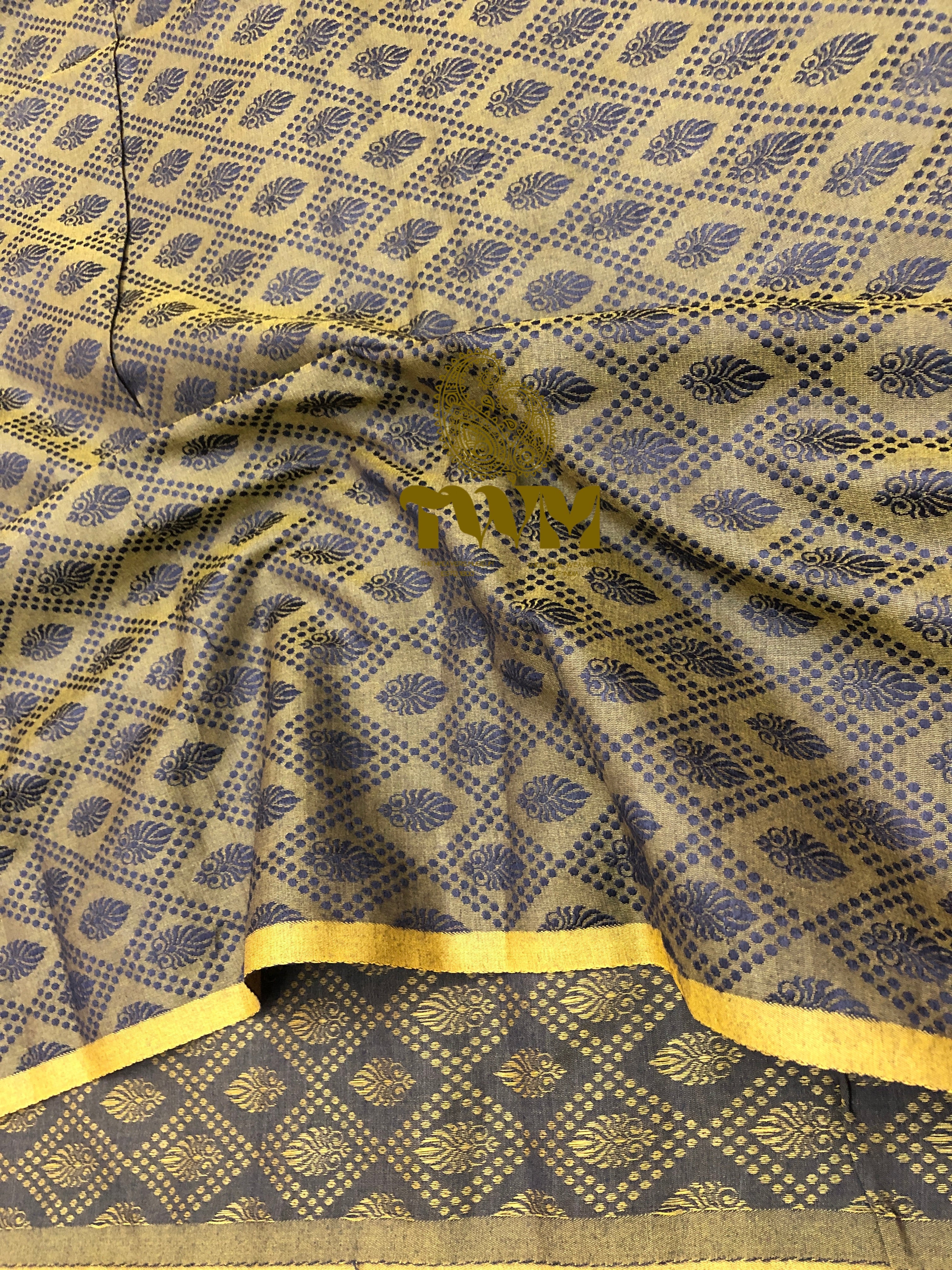 Handloom Premium Cotton Tanchoi Fabric